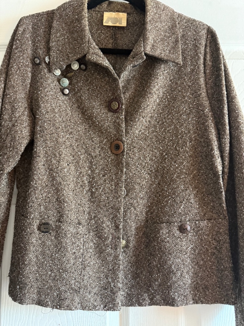 Multi Button Decor Jacket